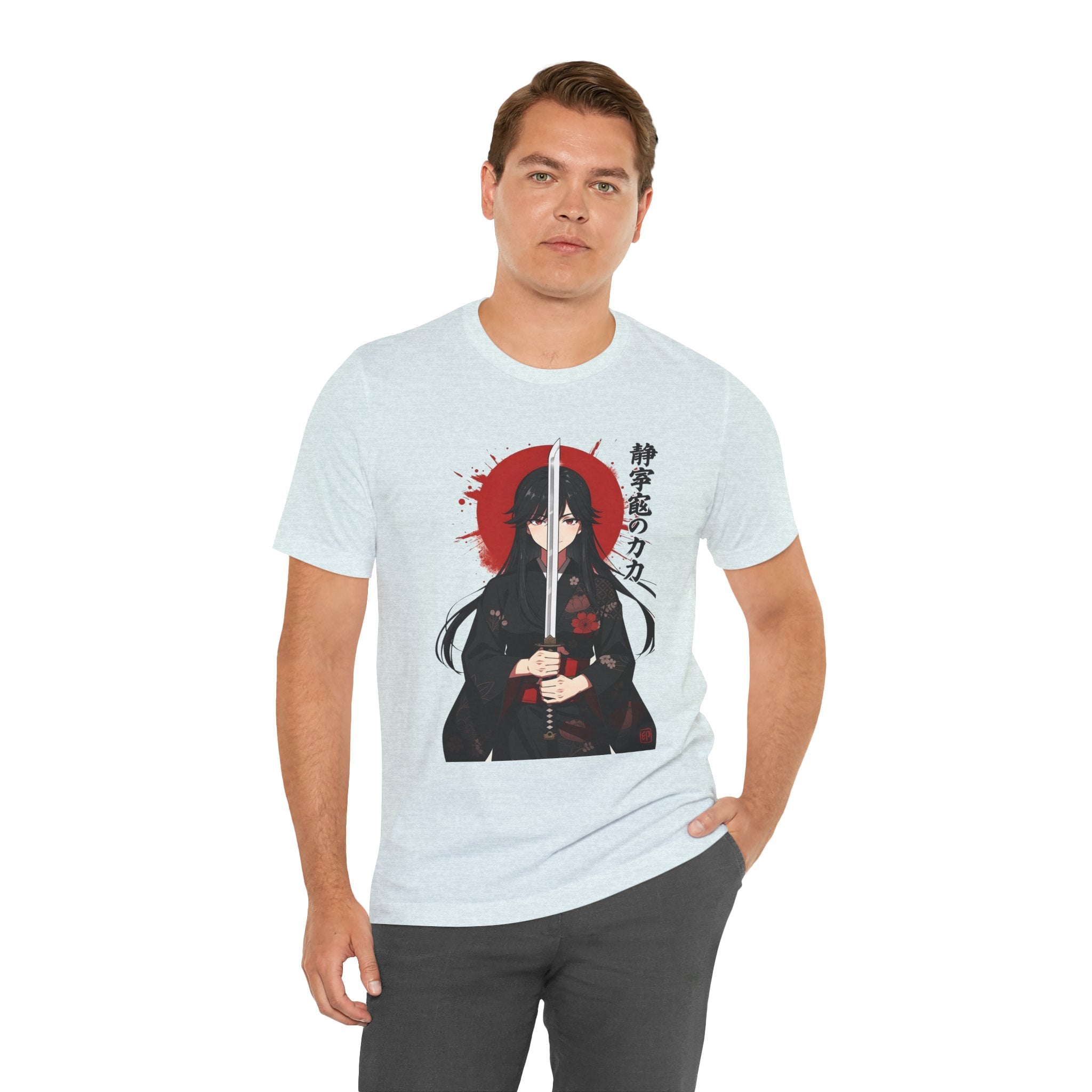 Samurai Girl Sword Tee — Japanese Anime Katana T-Shirt