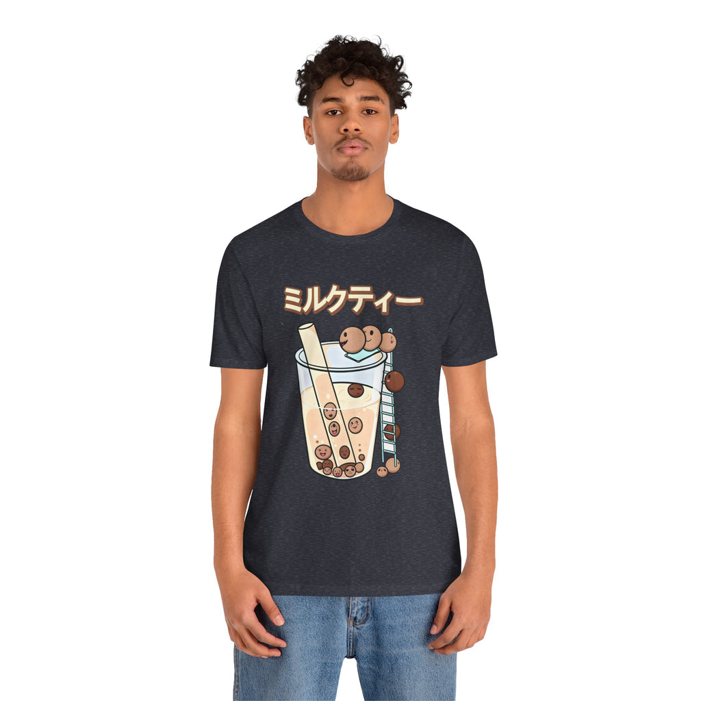 Boba Milk Tea T‑Shirt – ミルクティー Bubble Tea Graphic Tee