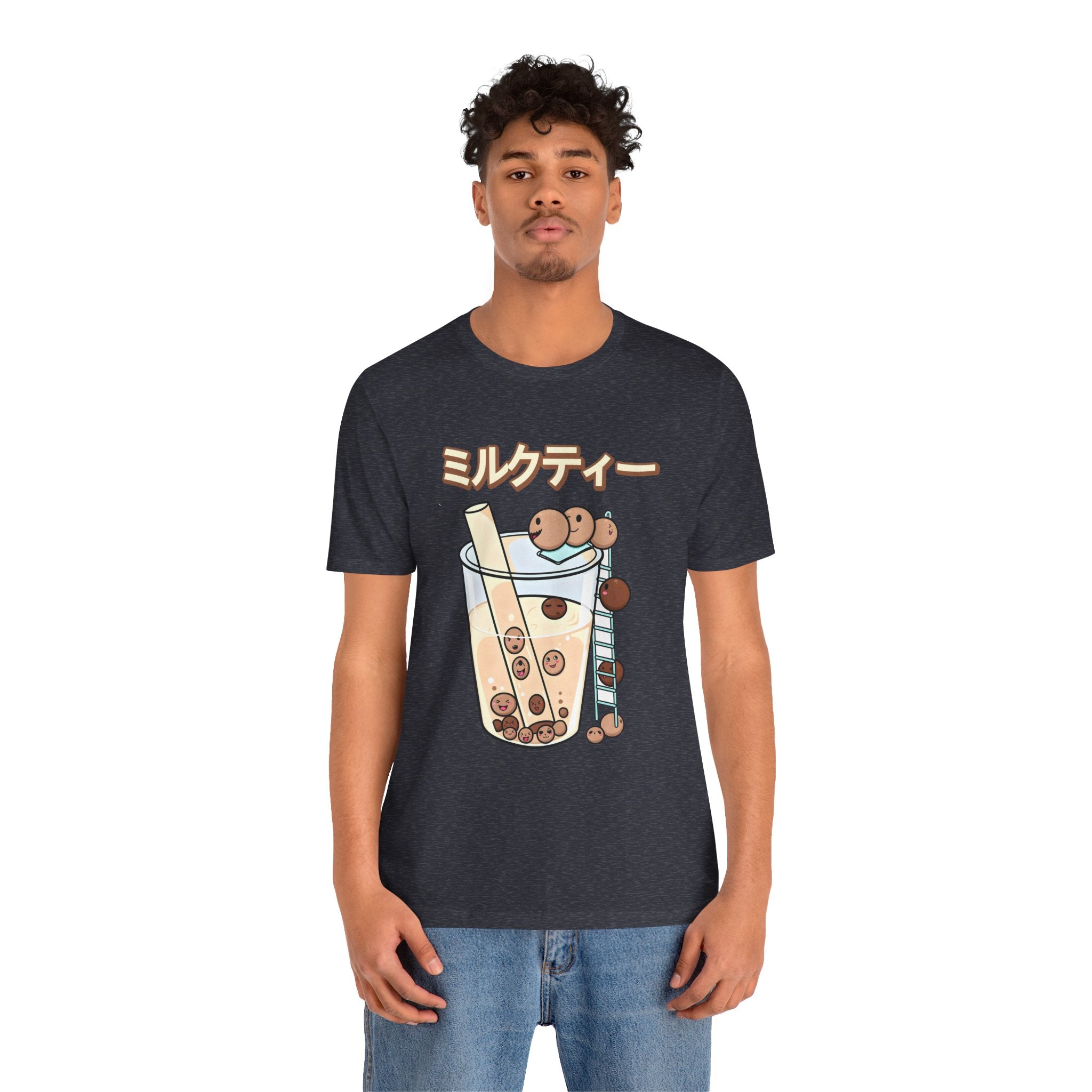 Boba Milk Tea T‑Shirt – ミルクティー Bubble Tea Graphic Tee