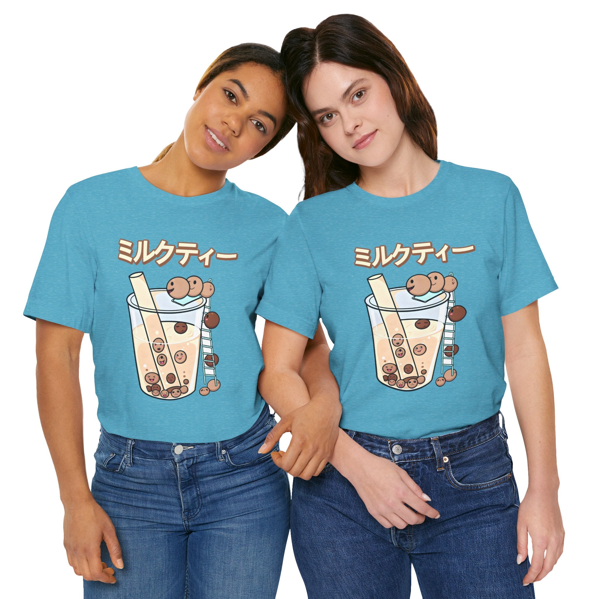 Boba Milk Tea T‑Shirt – ミルクティー Bubble Tea Graphic Tee