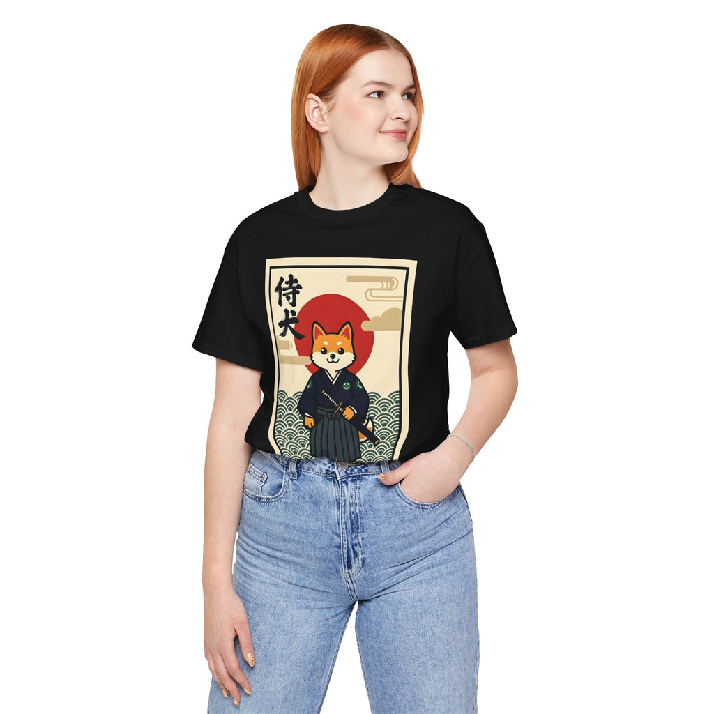 Samurai Shiba Inu Tee — Japanese Vintage Dog Graphic T-Shirt
