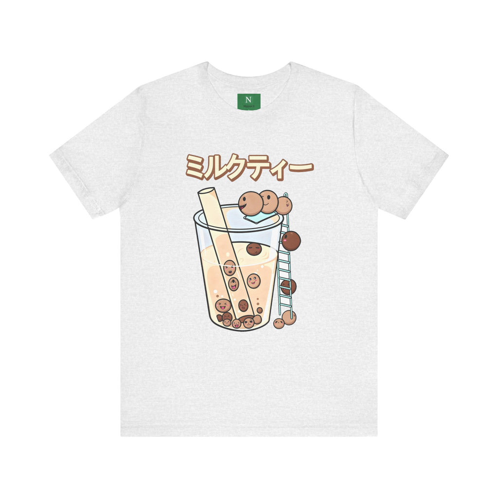 Boba Milk Tea T‑Shirt – ミルクティー Bubble Tea Graphic Tee