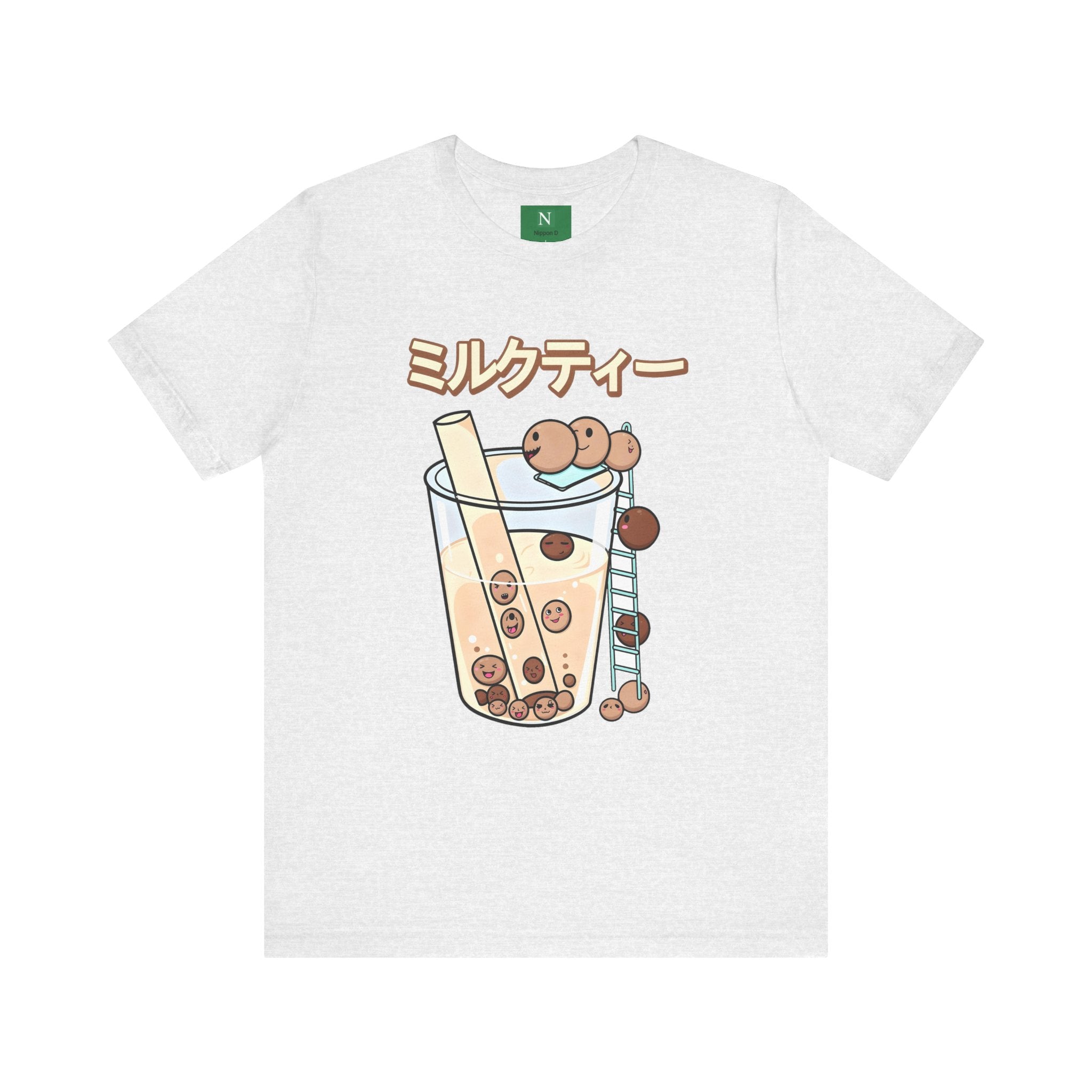 Boba Milk Tea T‑Shirt – ミルクティー Bubble Tea Graphic Tee