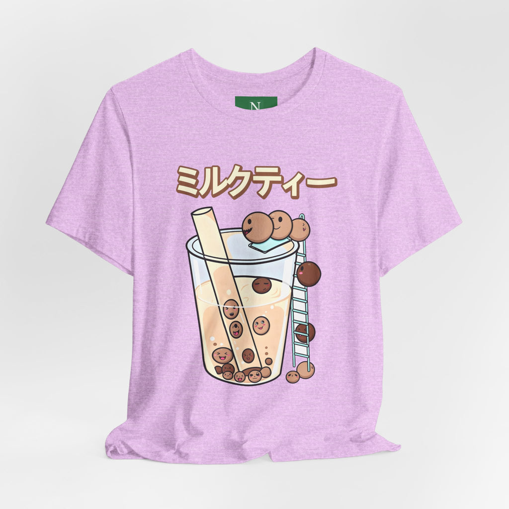 Boba Milk Tea T‑Shirt – ミルクティー Bubble Tea Graphic Tee