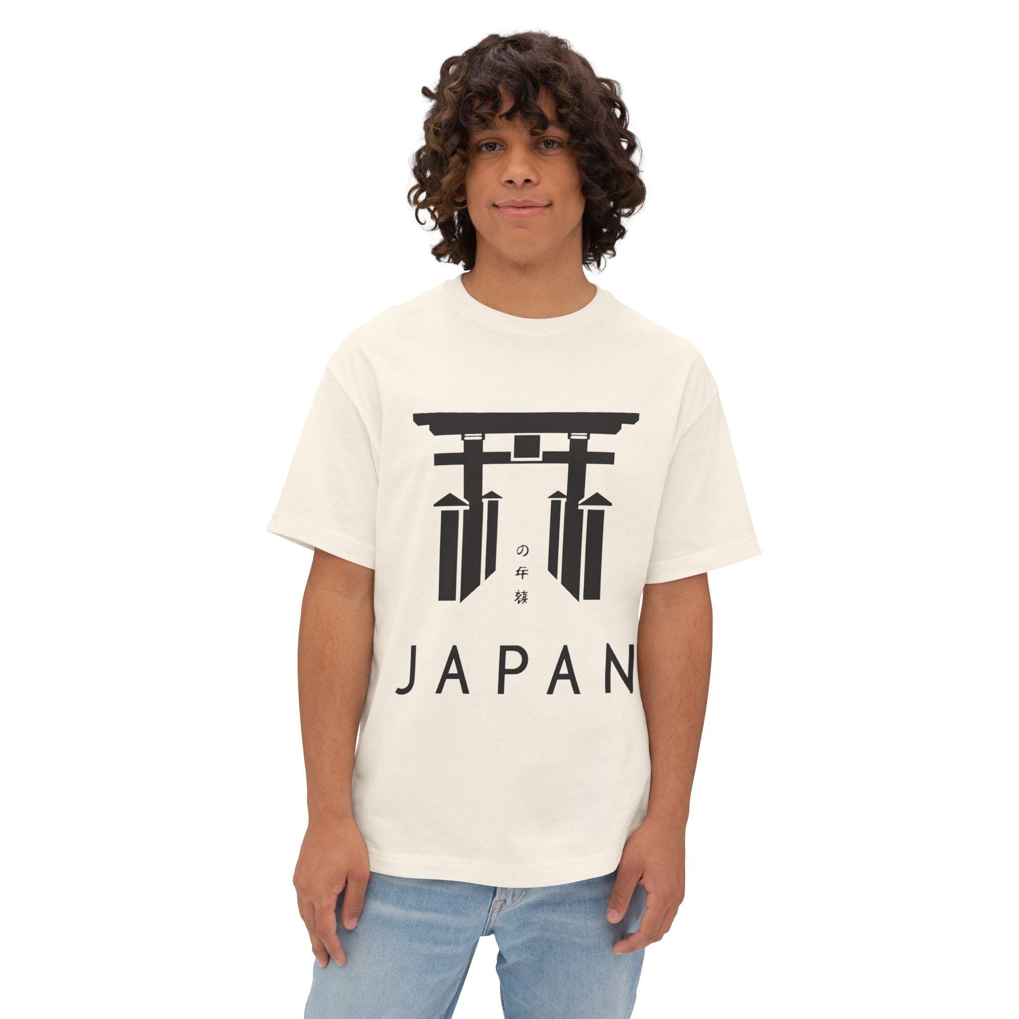 Copy of Japanese Wave Art Unisex Oversized Boxy Tee, Casual Streetwear, Vintage Graphic Tee, Summer Outfit, Gift for Art Lovers