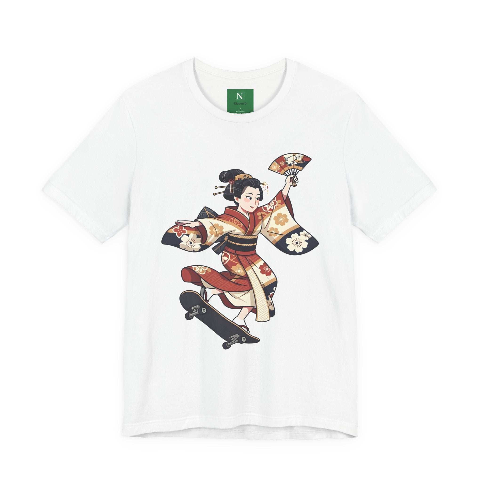 Skateboarding Geisha T-Shirt