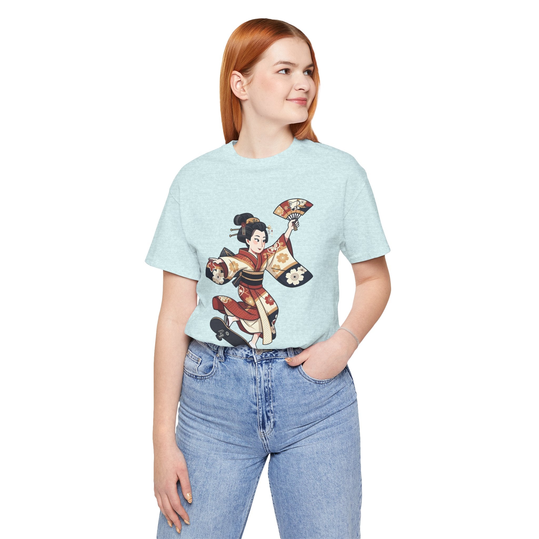 Skateboarding Geisha T-Shirt