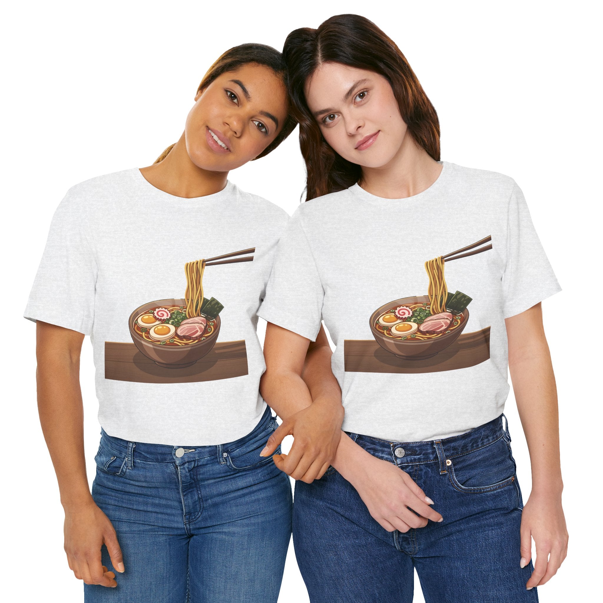 Ramen Bowl Graphic Tee – Chopsticks & Noodles Japanese Food T-Shirt
