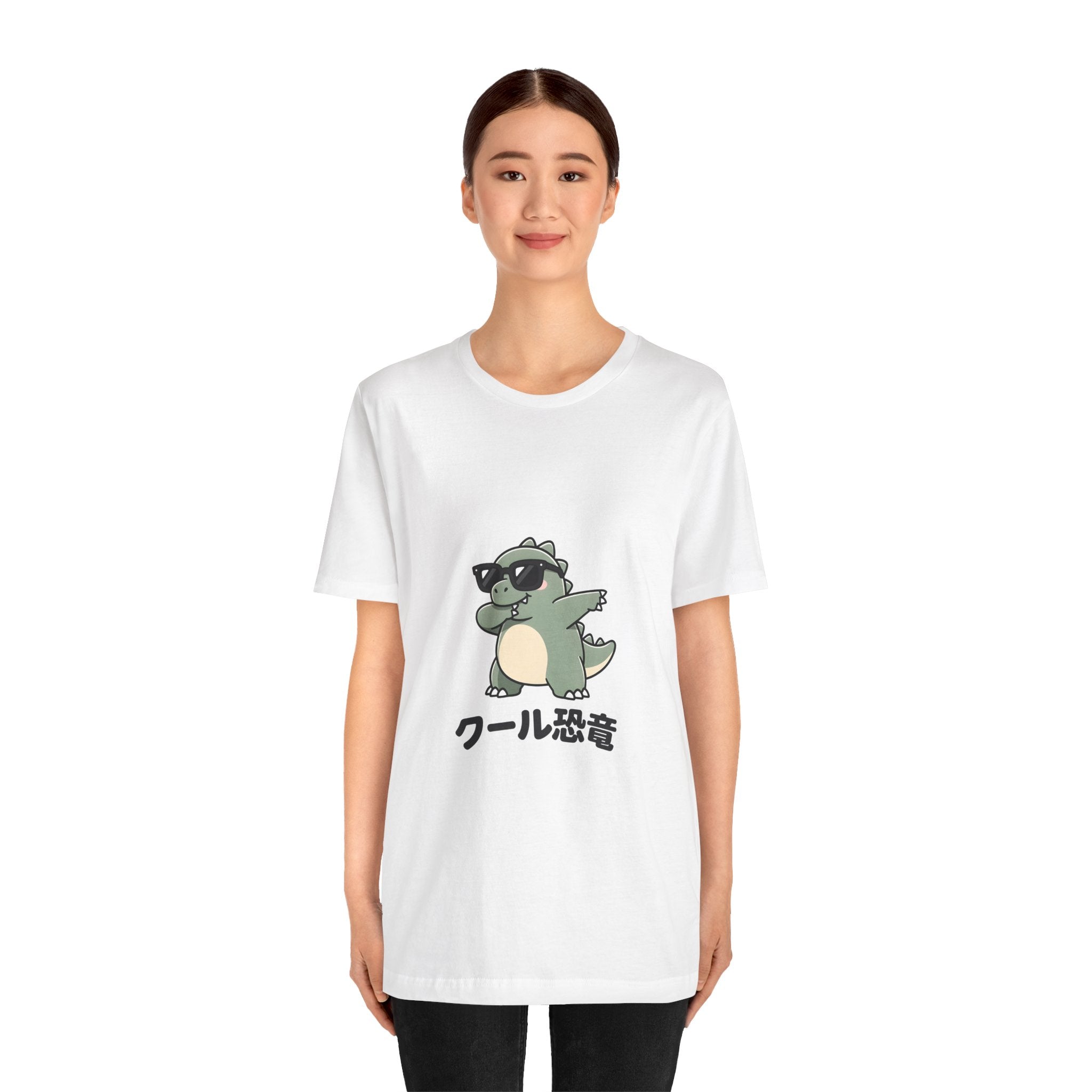 Cool Dino Tee — 'クール恐竜' Sunglasses Dinosaur Graphic T-Shirt