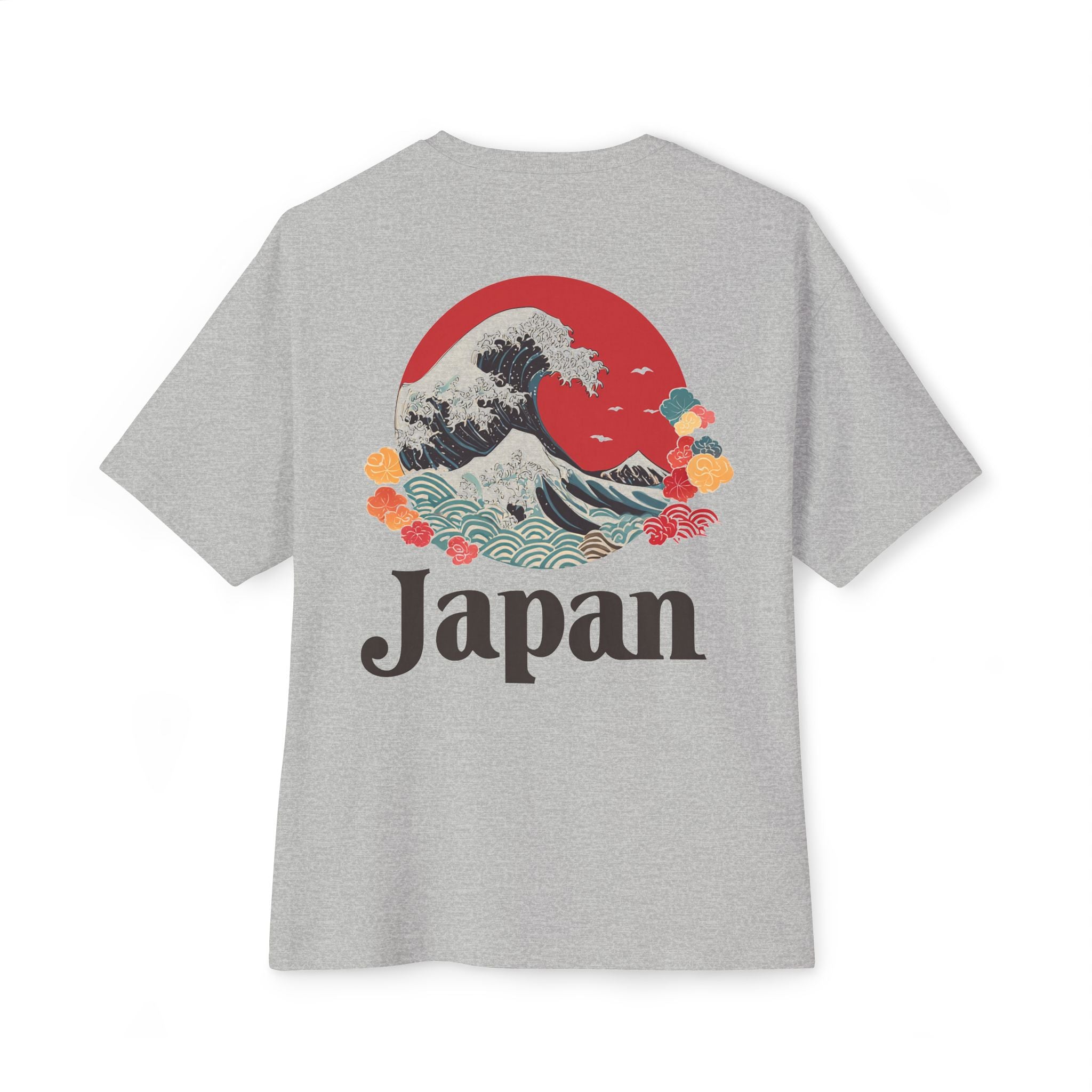 Copy of Japanese Wave Art Unisex Oversized Boxy Tee, Casual Streetwear, Vintage Graphic Tee, Summer Outfit, Gift for Art Lovers