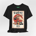 Sushi Poster Graphic Tee — Retro Japanese Sushi Shirt
