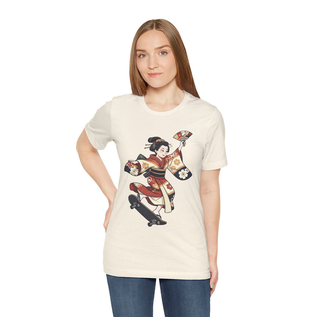 Skateboarding Geisha T-Shirt