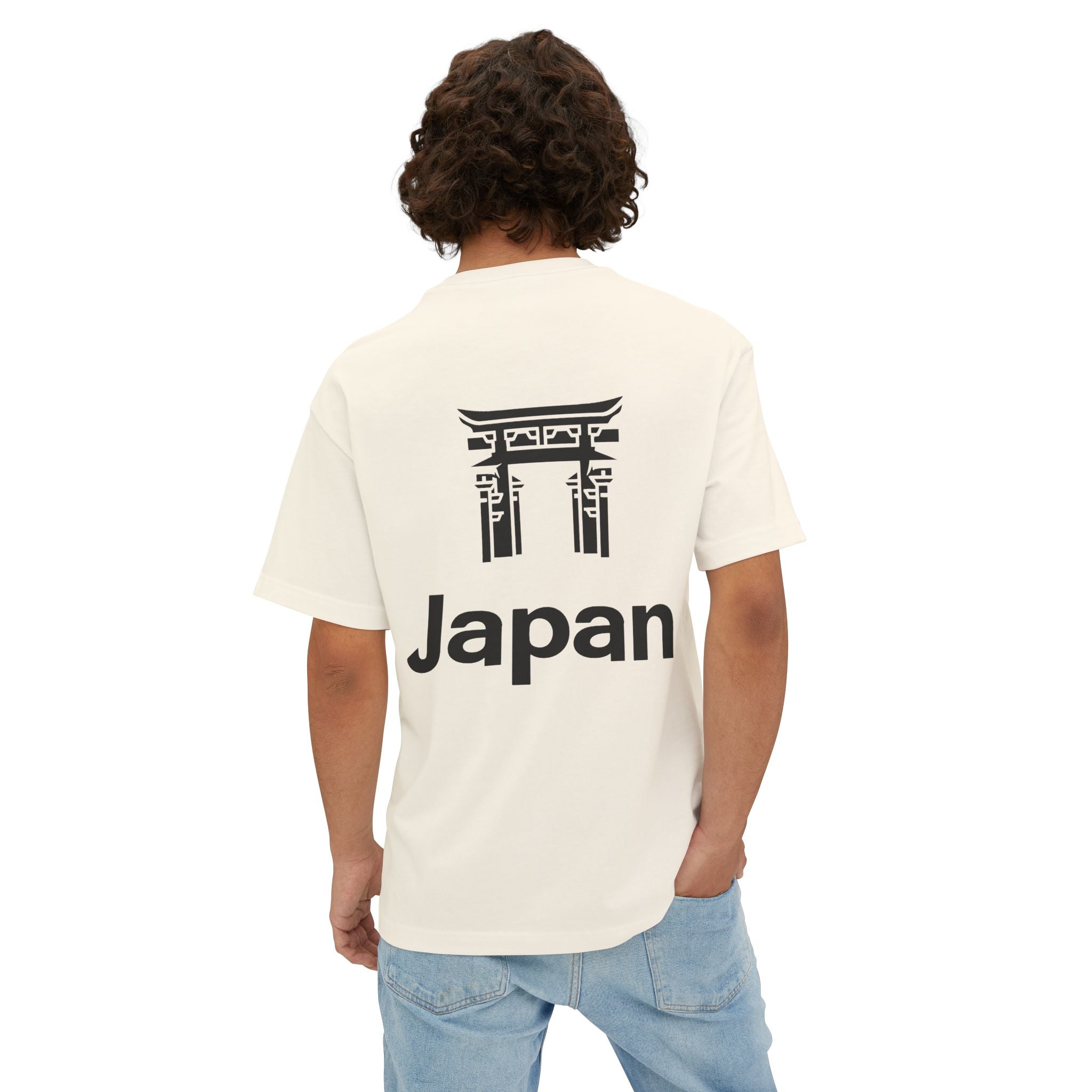 Japanese Wave Art Unisex Oversized Boxy Tee, Casual Streetwear, Vintage Graphic Tee, Summer Outfit, Gift for Art Lovers