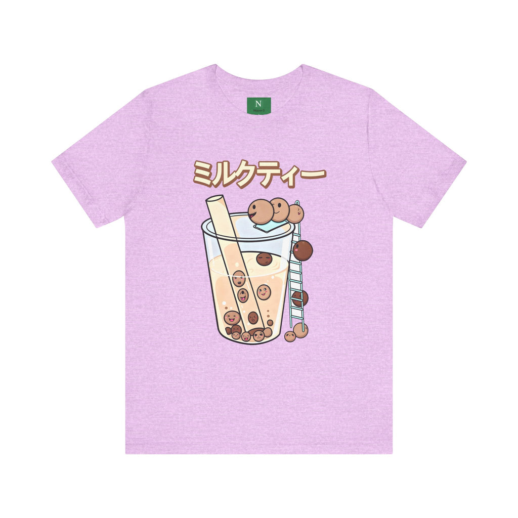 Boba Milk Tea T‑Shirt – ミルクティー Bubble Tea Graphic Tee