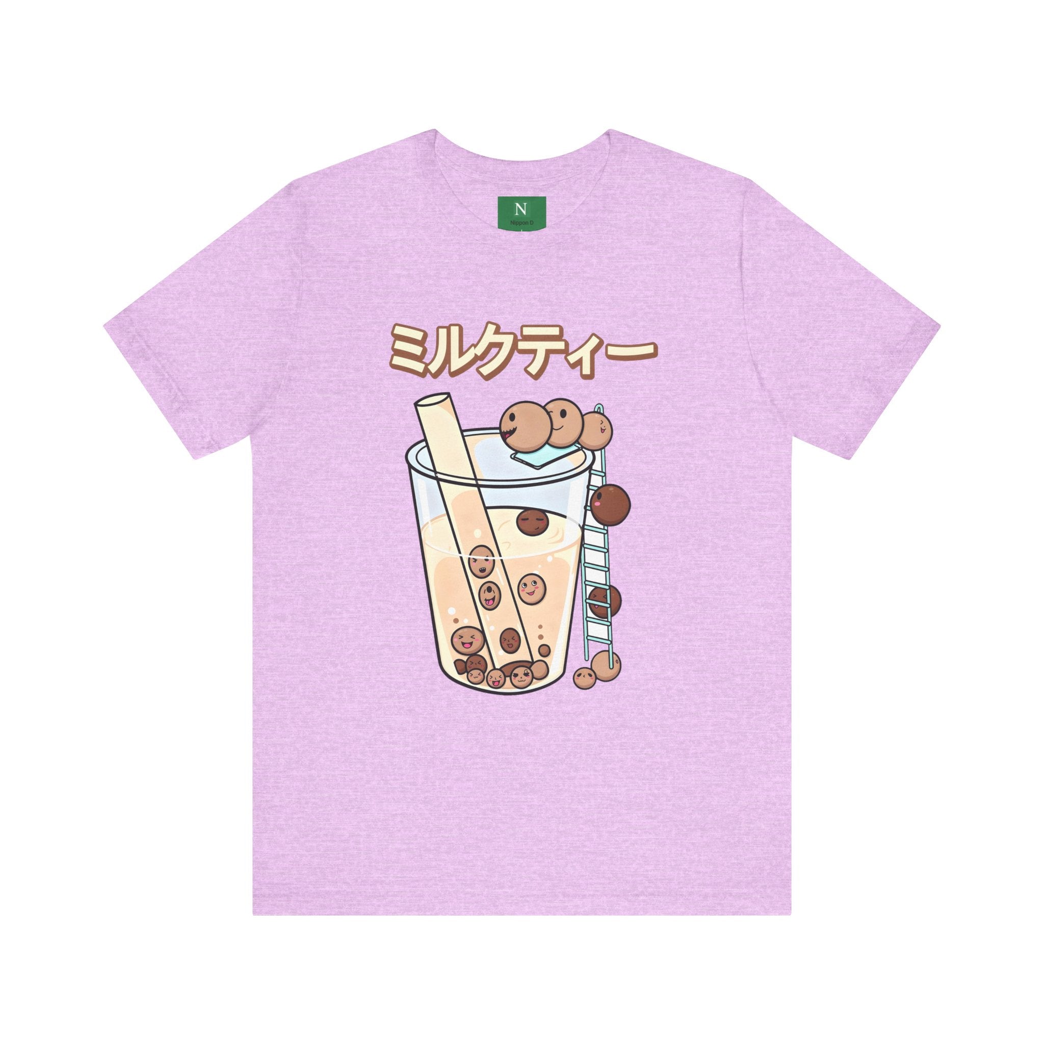 Boba Milk Tea T‑Shirt – ミルクティー Bubble Tea Graphic Tee