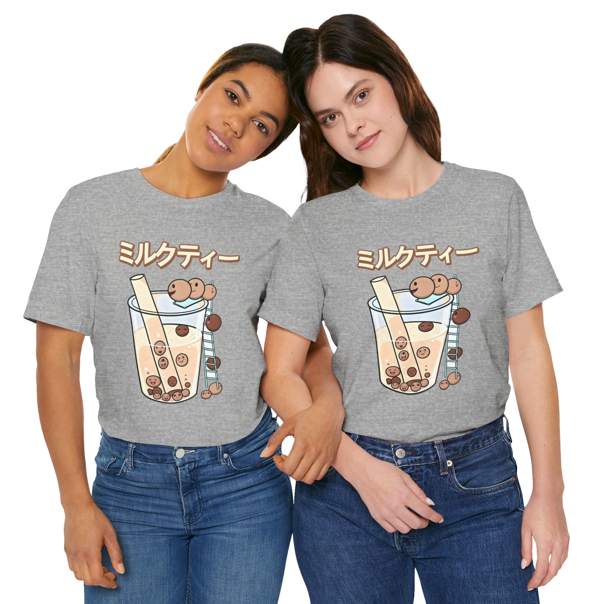 Boba Milk Tea T‑Shirt – ミルクティー Bubble Tea Graphic Tee