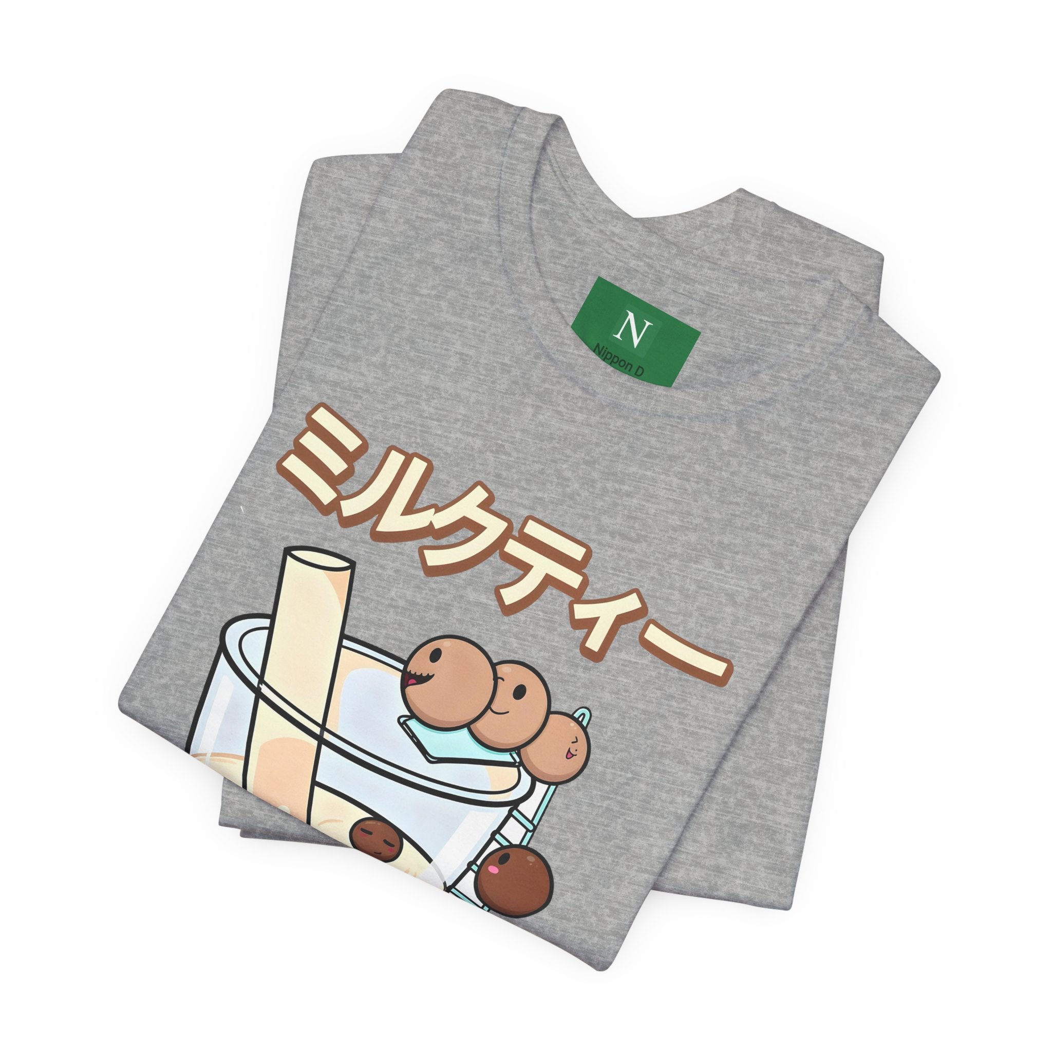 Boba Milk Tea T‑Shirt – ミルクティー Bubble Tea Graphic Tee