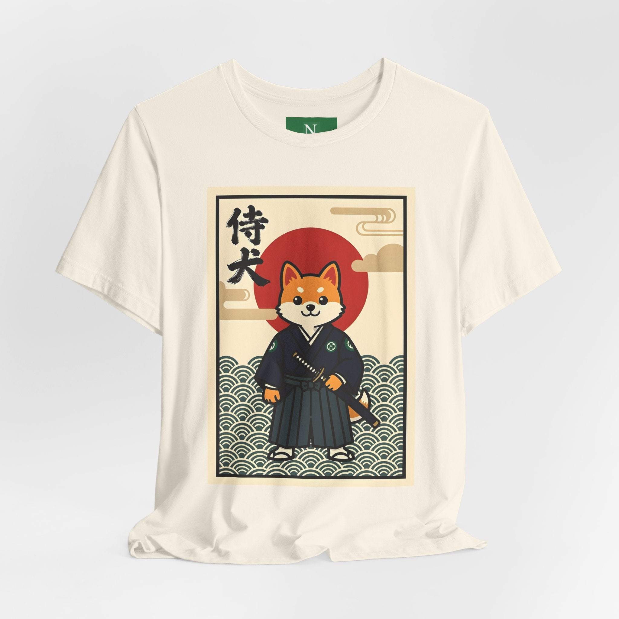 Samurai Shiba Inu Tee — Japanese Vintage Dog Graphic T-Shirt