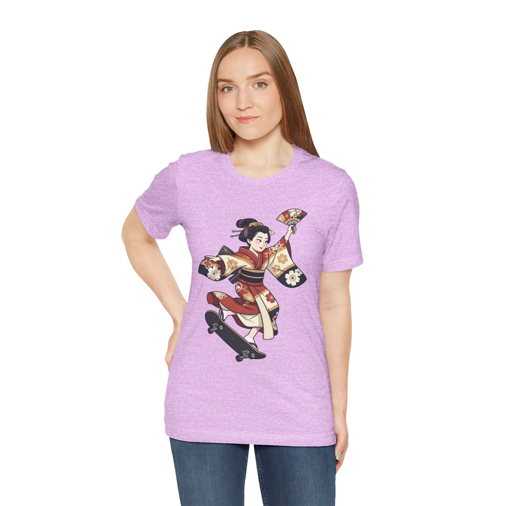 Skateboarding Geisha T-Shirt