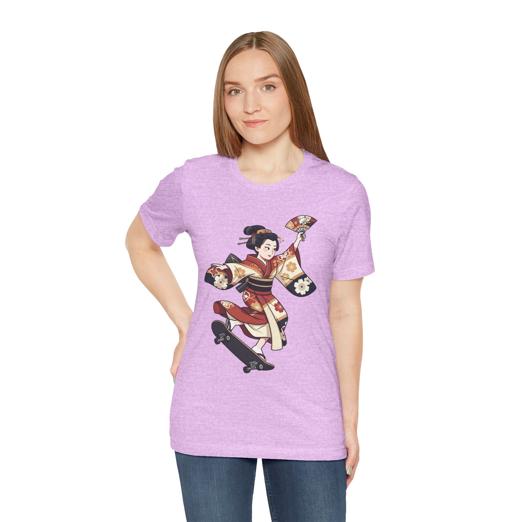 Skateboarding Geisha T-Shirt