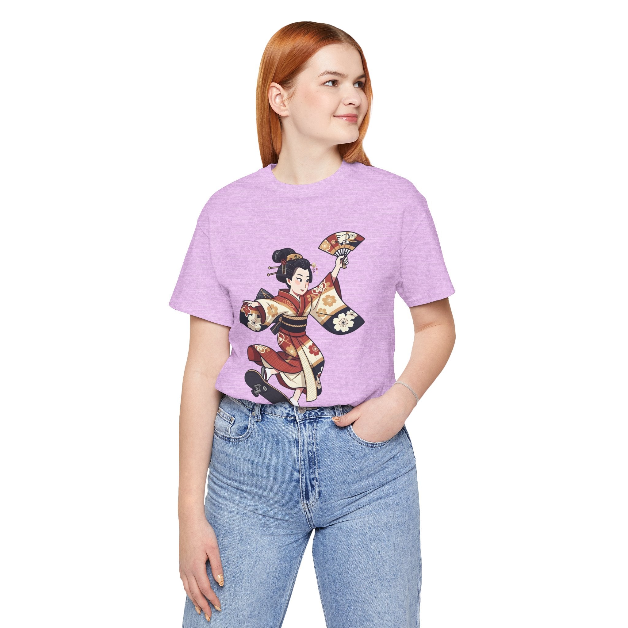 Skateboarding Geisha T-Shirt
