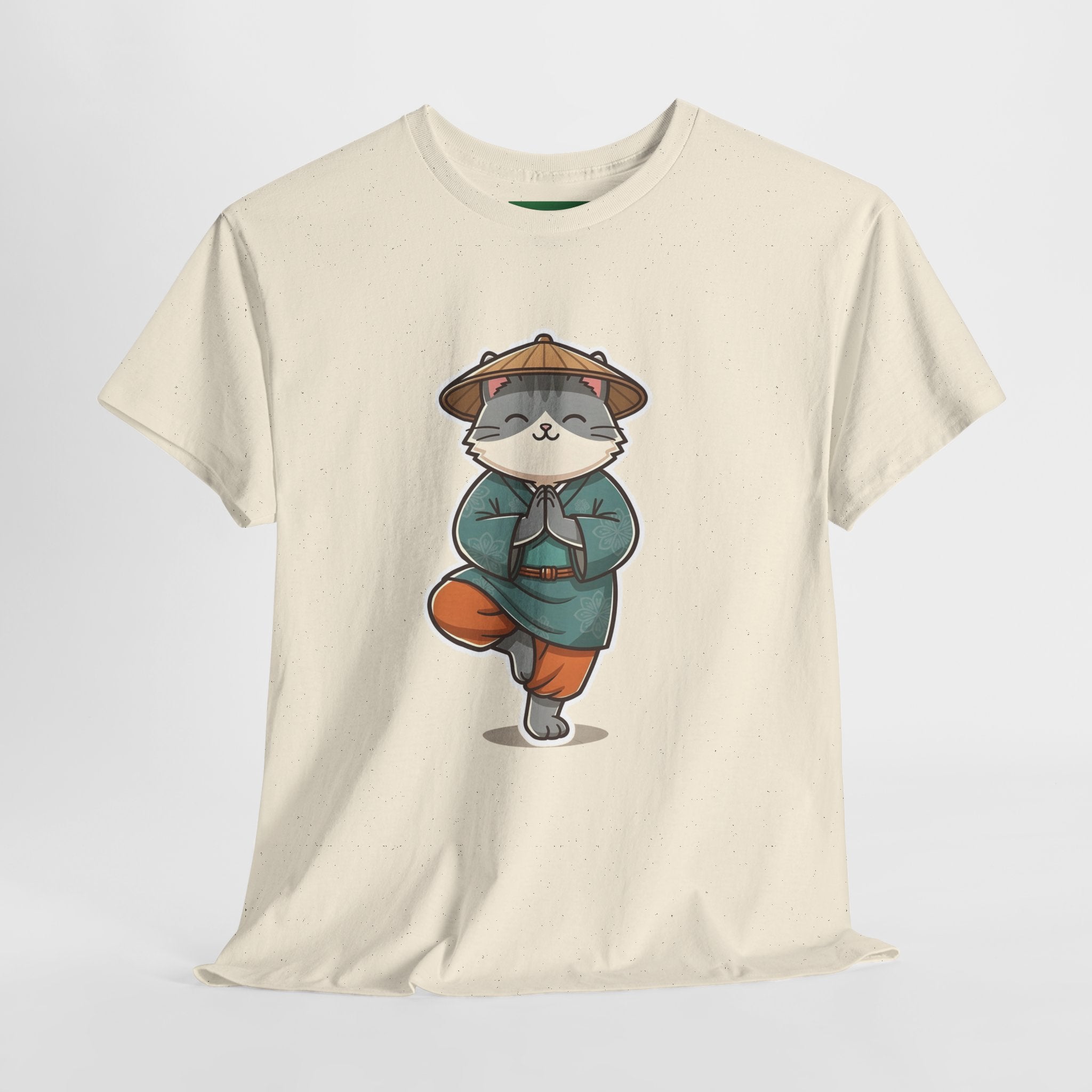 Meditating Cat Tee — Cute Zen Cat Yoga T-Shirt