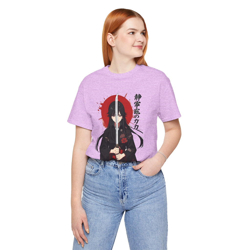 Samurai Girl Sword Tee — Japanese Anime Katana T-Shirt