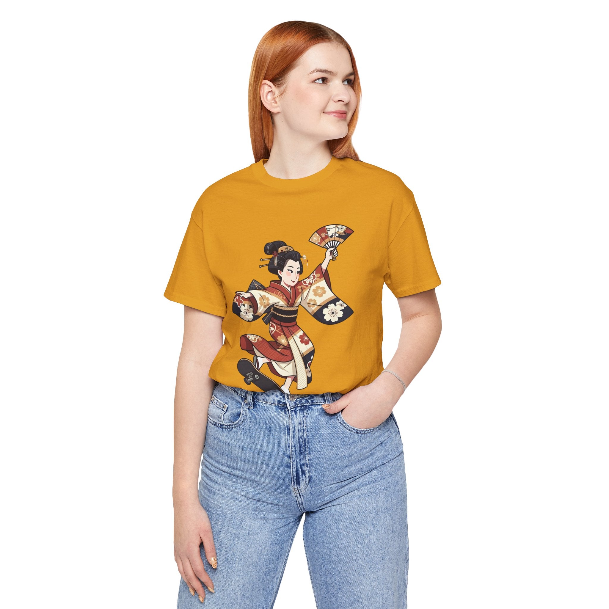 Skateboarding Geisha T-Shirt