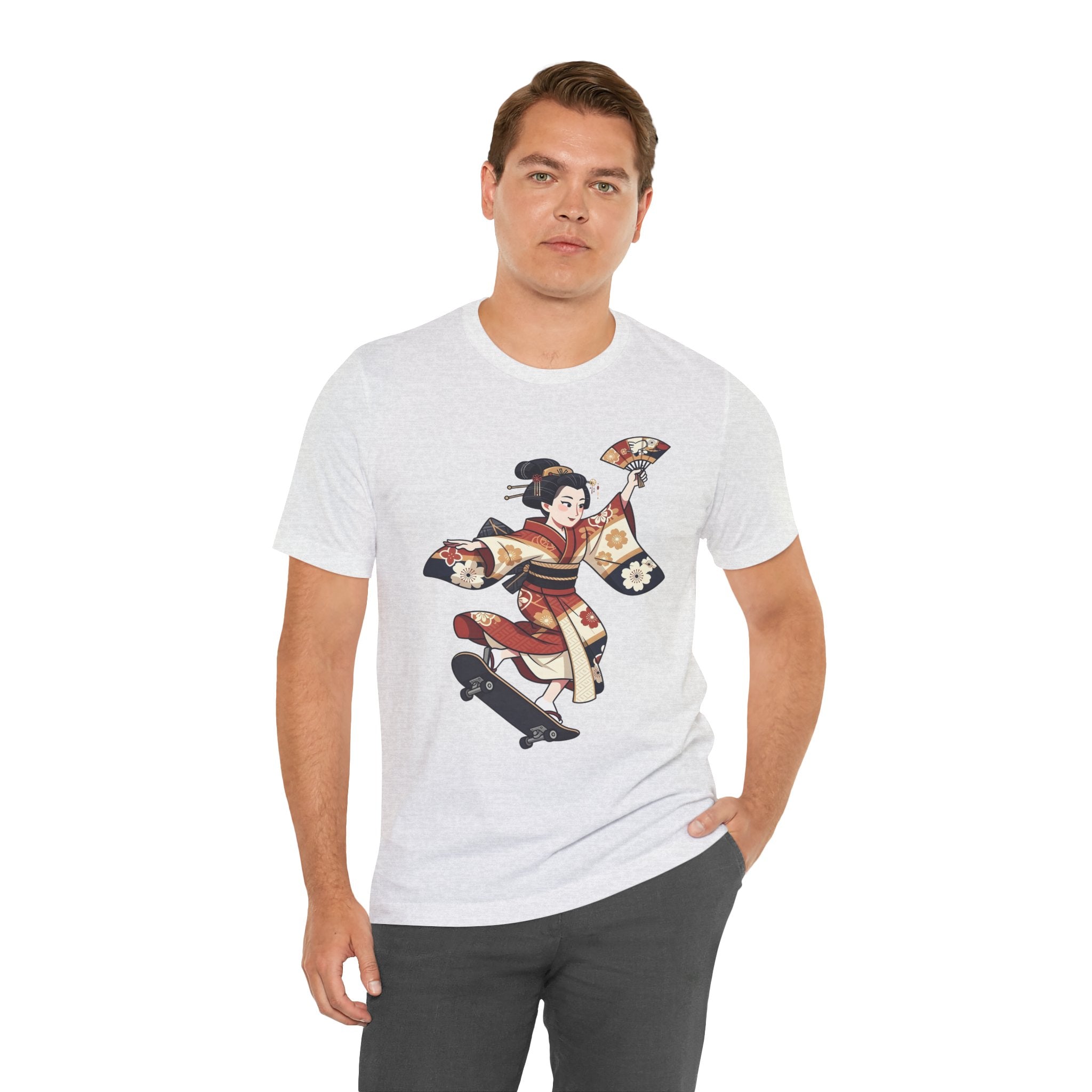 Skateboarding Geisha T-Shirt