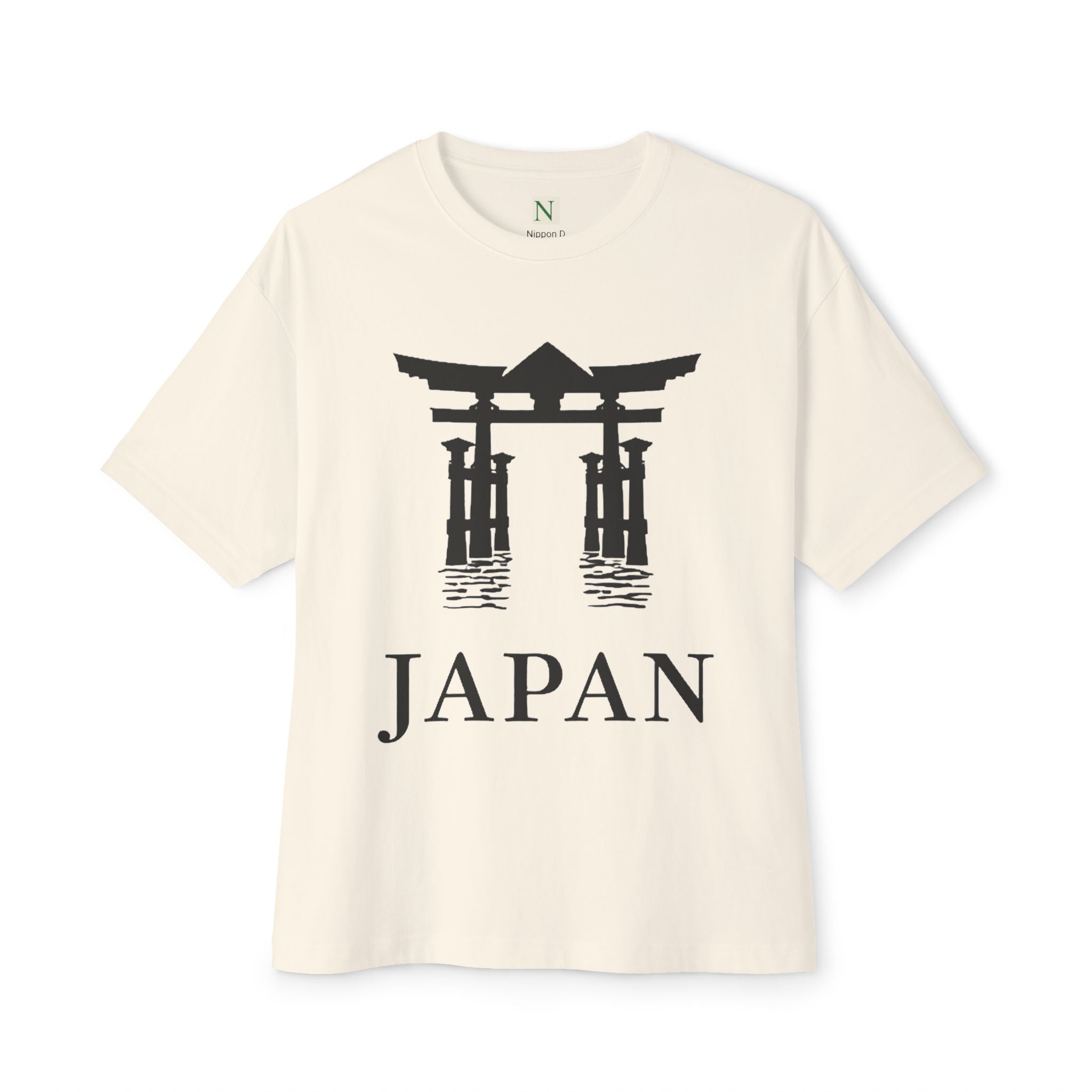 Japanese Wave Art Unisex Oversized Boxy Tee, Casual Streetwear, Vintage Graphic Tee, Summer Outfit, Gift for Art Lovers