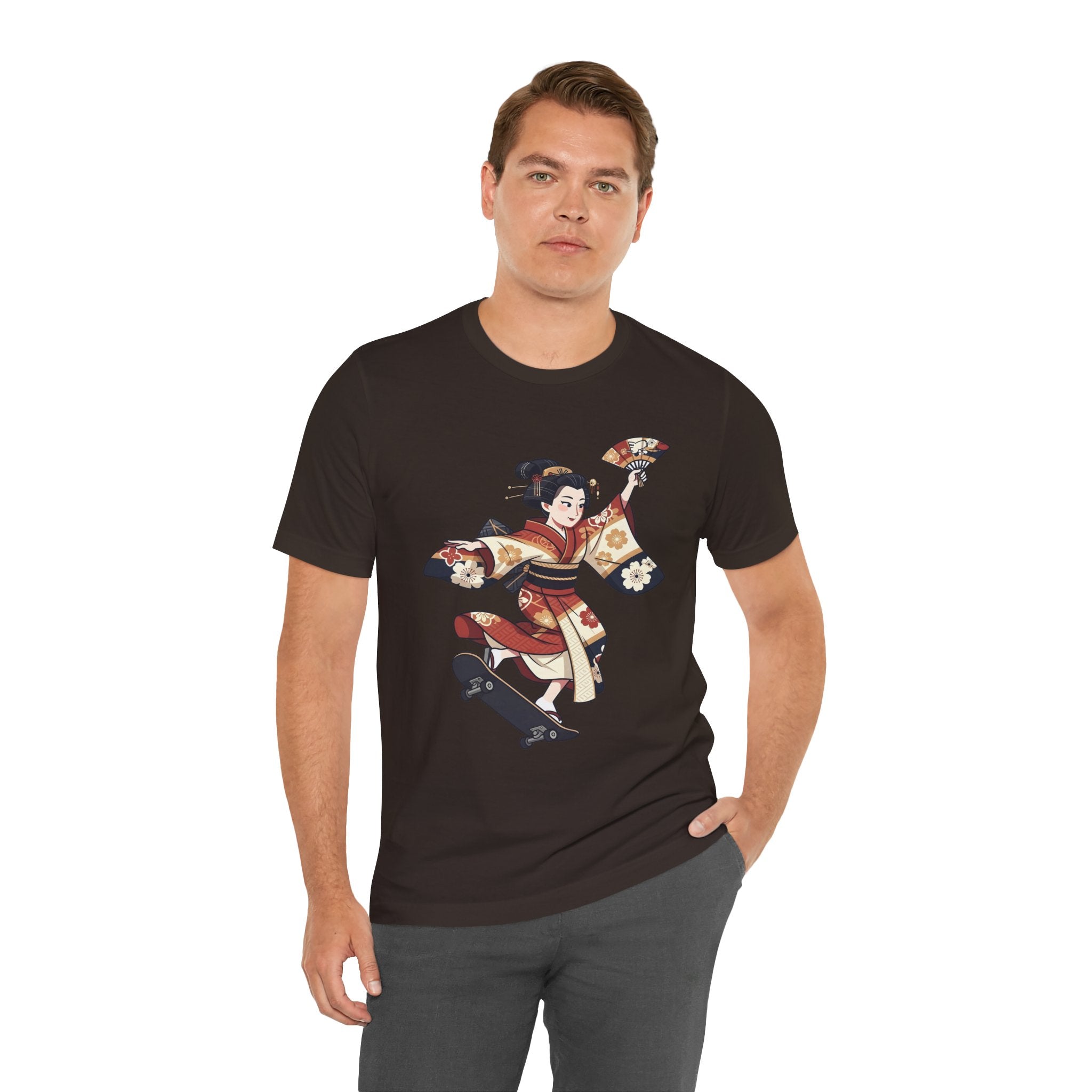 Skateboarding Geisha T-Shirt