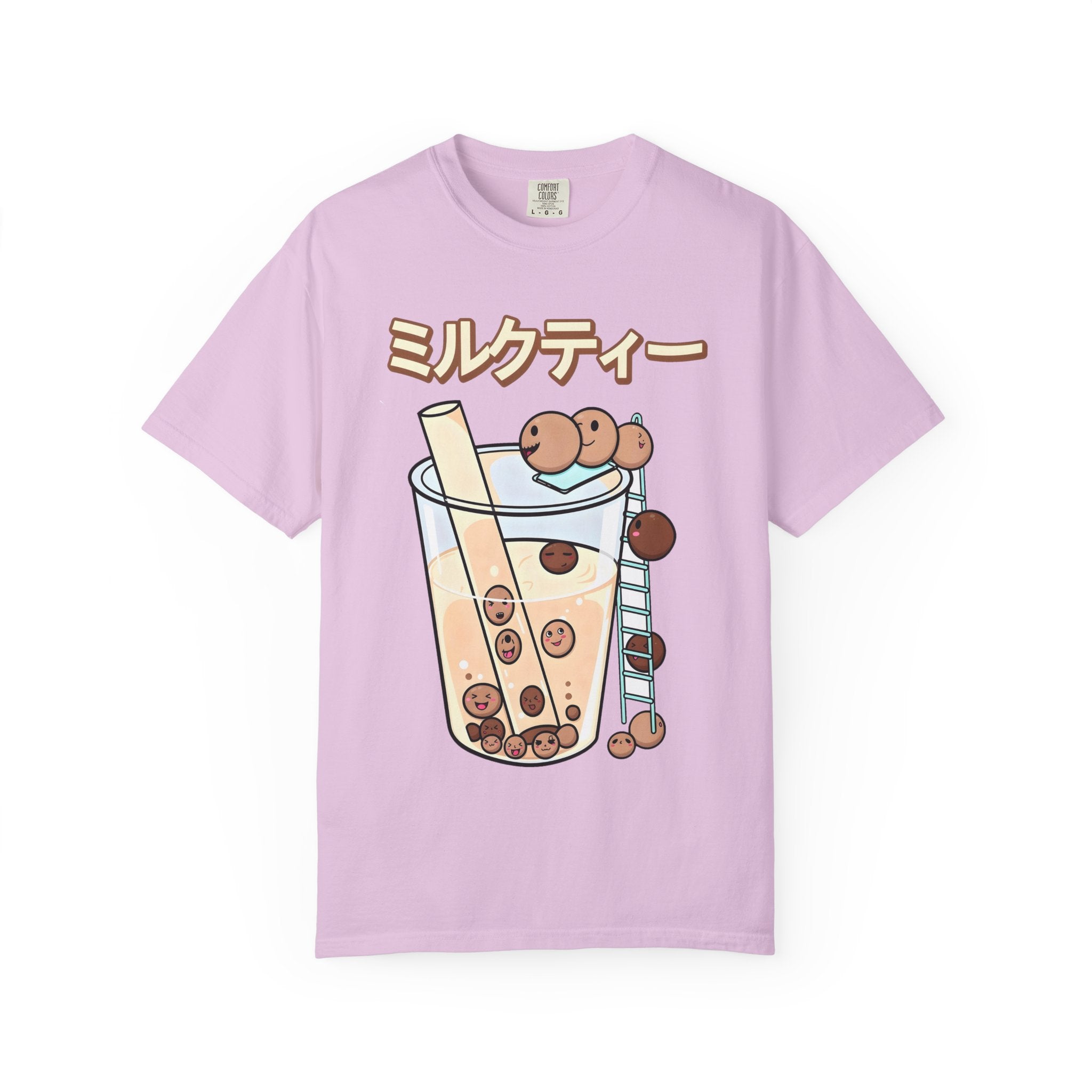 Boba Milk Tea T-Shirt — ミルクティー Cute Bubble Tea Graphic Tee