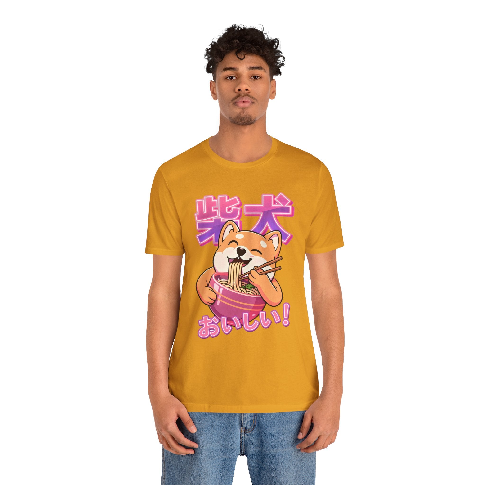 Shiba Inu Ramen Tee — おいしい! Cute Japanese Dog Noodle T-Shirt