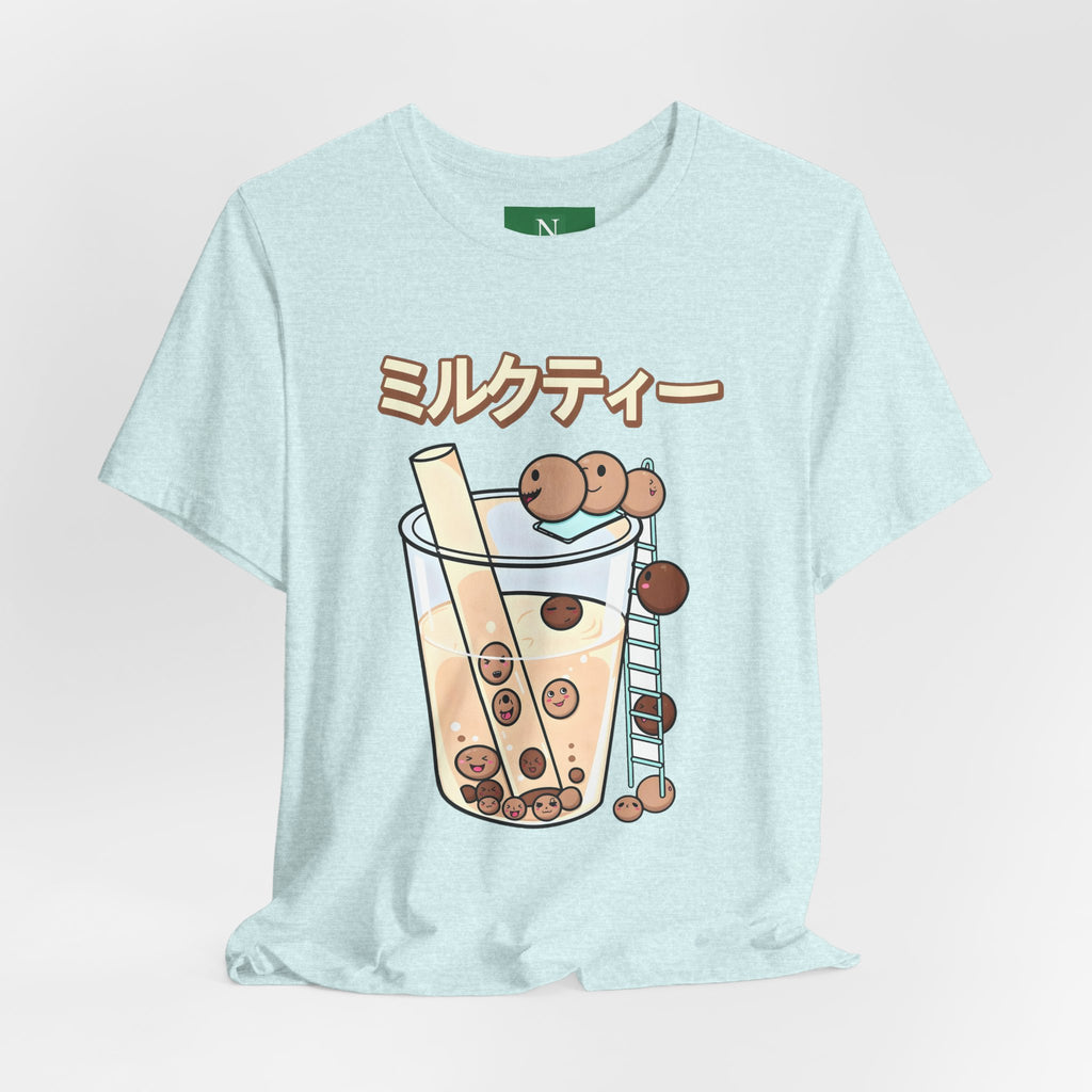 Boba Milk Tea T‑Shirt – ミルクティー Bubble Tea Graphic Tee