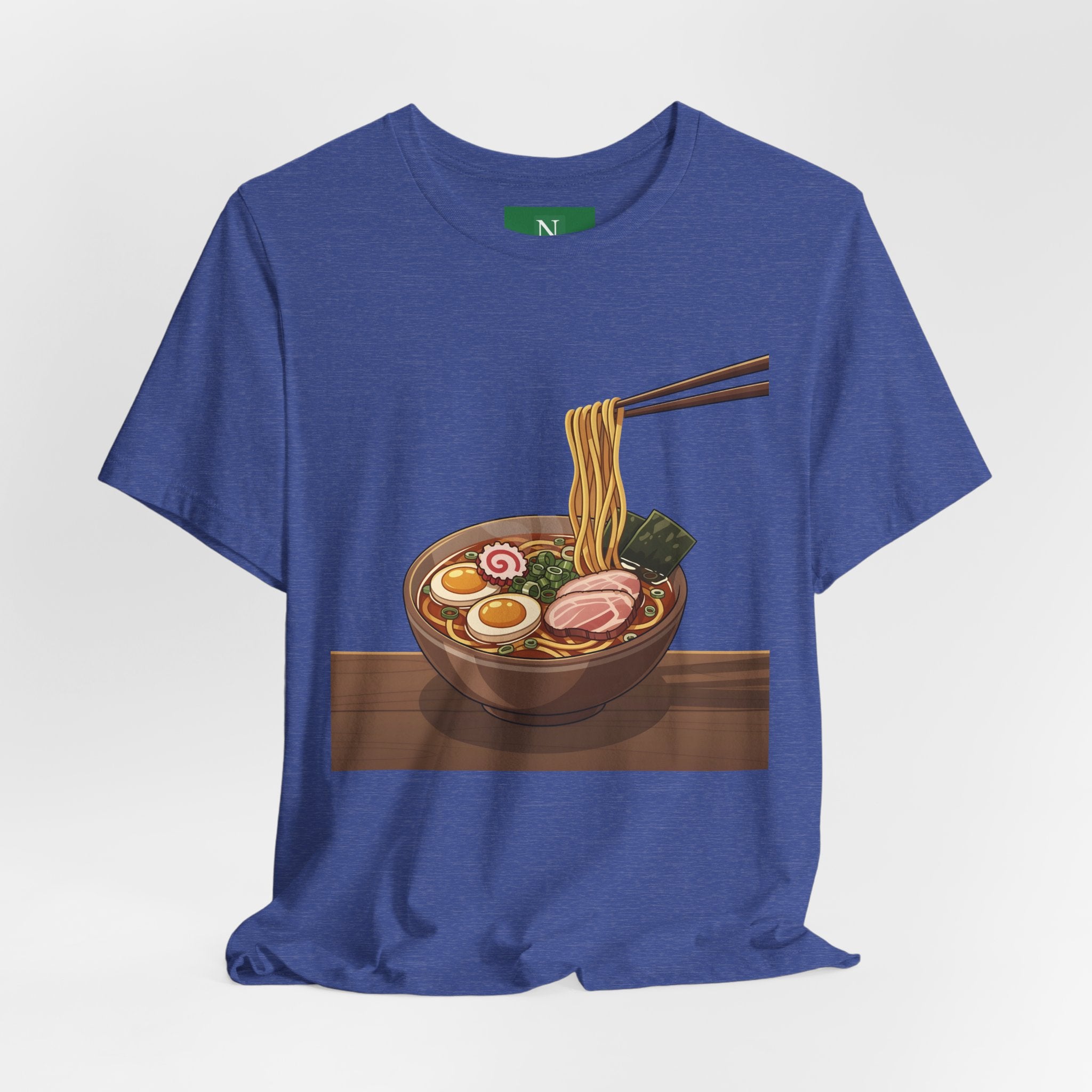 Ramen Bowl Graphic Tee – Chopsticks & Noodles Japanese Food T-Shirt