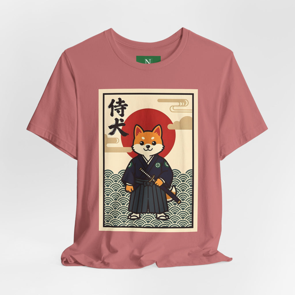 Samurai Shiba Inu Tee — Japanese Vintage Dog Graphic T-Shirt
