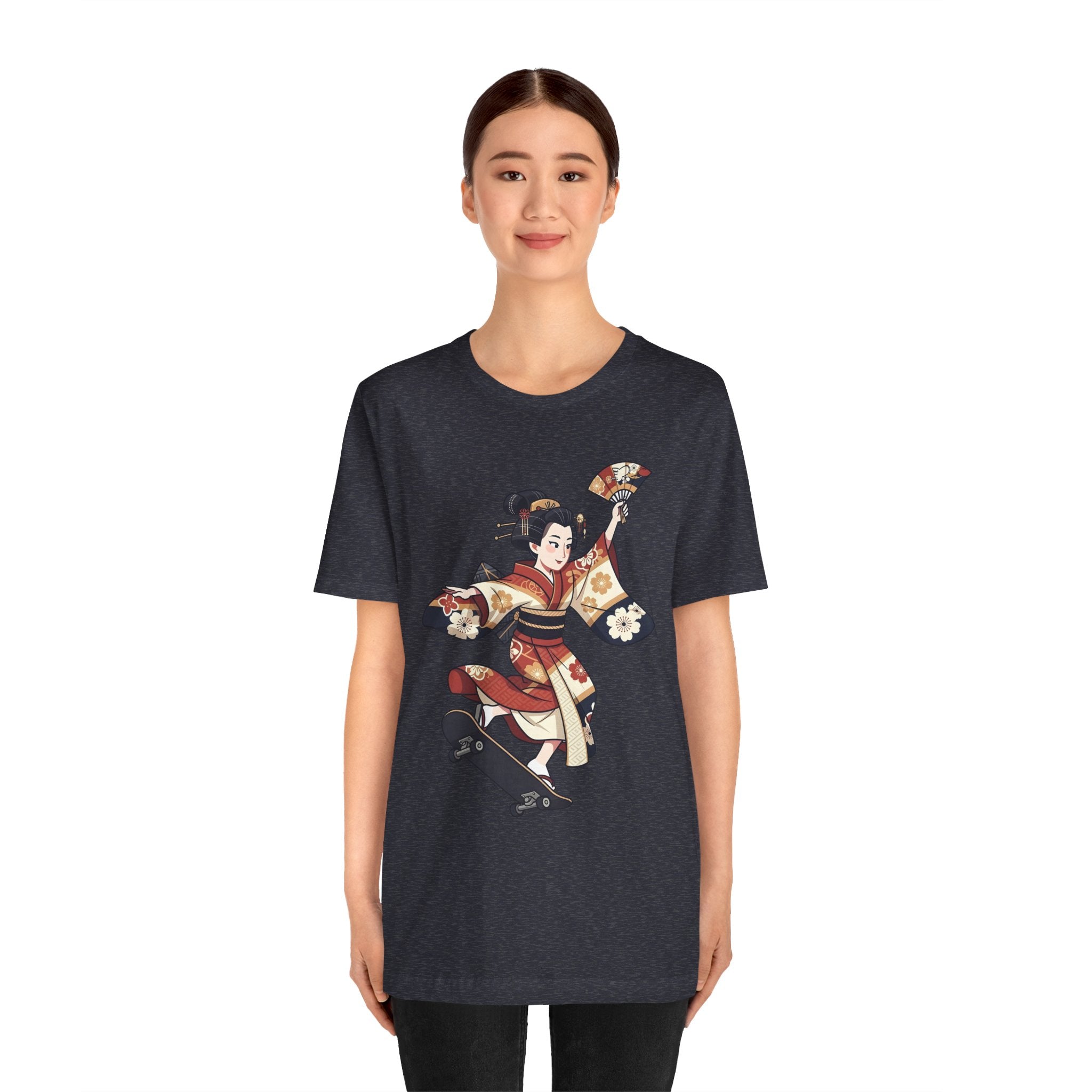 Skateboarding Geisha T-Shirt