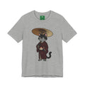 Geisha Cat Tee — Japanese Umbrella Cat Graphic T-Shirt
