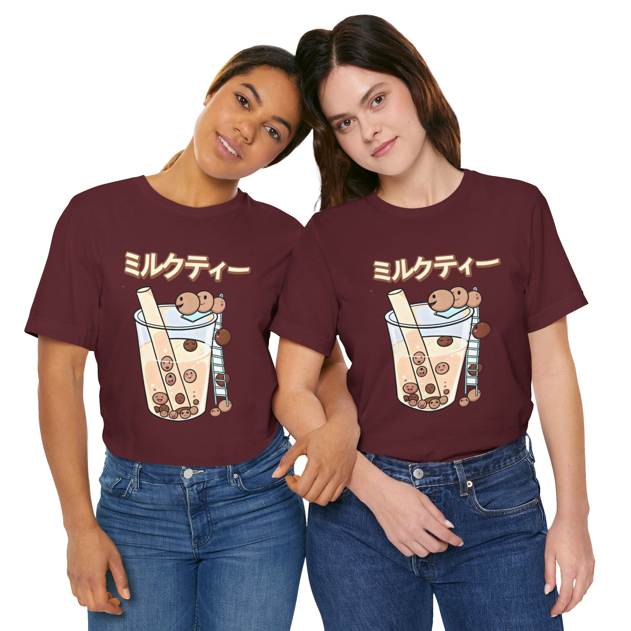 Boba Milk Tea T‑Shirt – ミルクティー Bubble Tea Graphic Tee