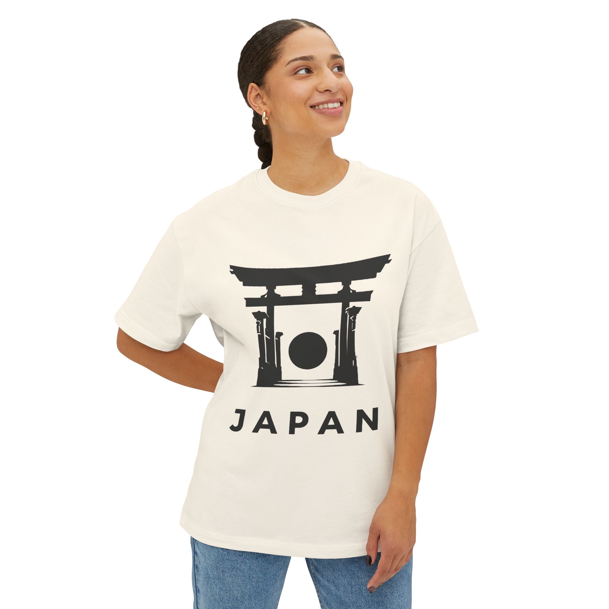 Copy of Japanese Wave Art Unisex Oversized Boxy Tee, Casual Streetwear, Vintage Graphic Tee, Summer Outfit, Gift for Art Lovers