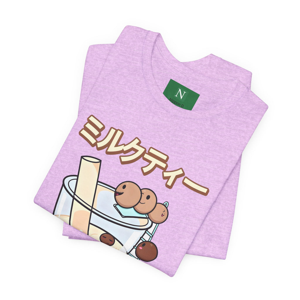 Boba Milk Tea T‑Shirt – ミルクティー Bubble Tea Graphic Tee