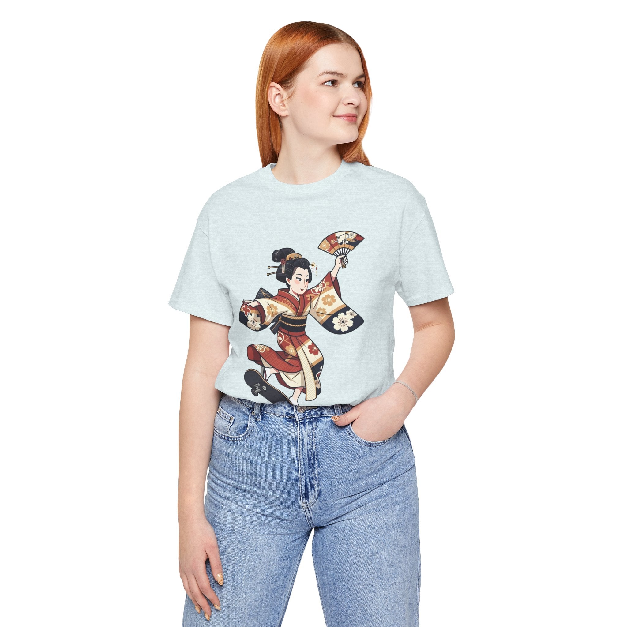 Skateboarding Geisha T-Shirt