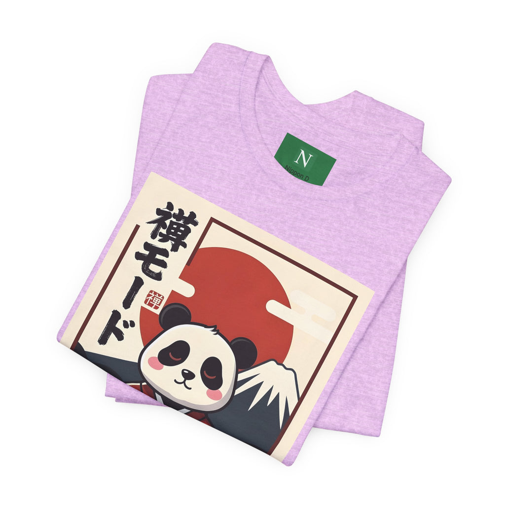Panda Samurai Tee — Cute Japanese Ukiyo-e Style Graphic T-Shirt