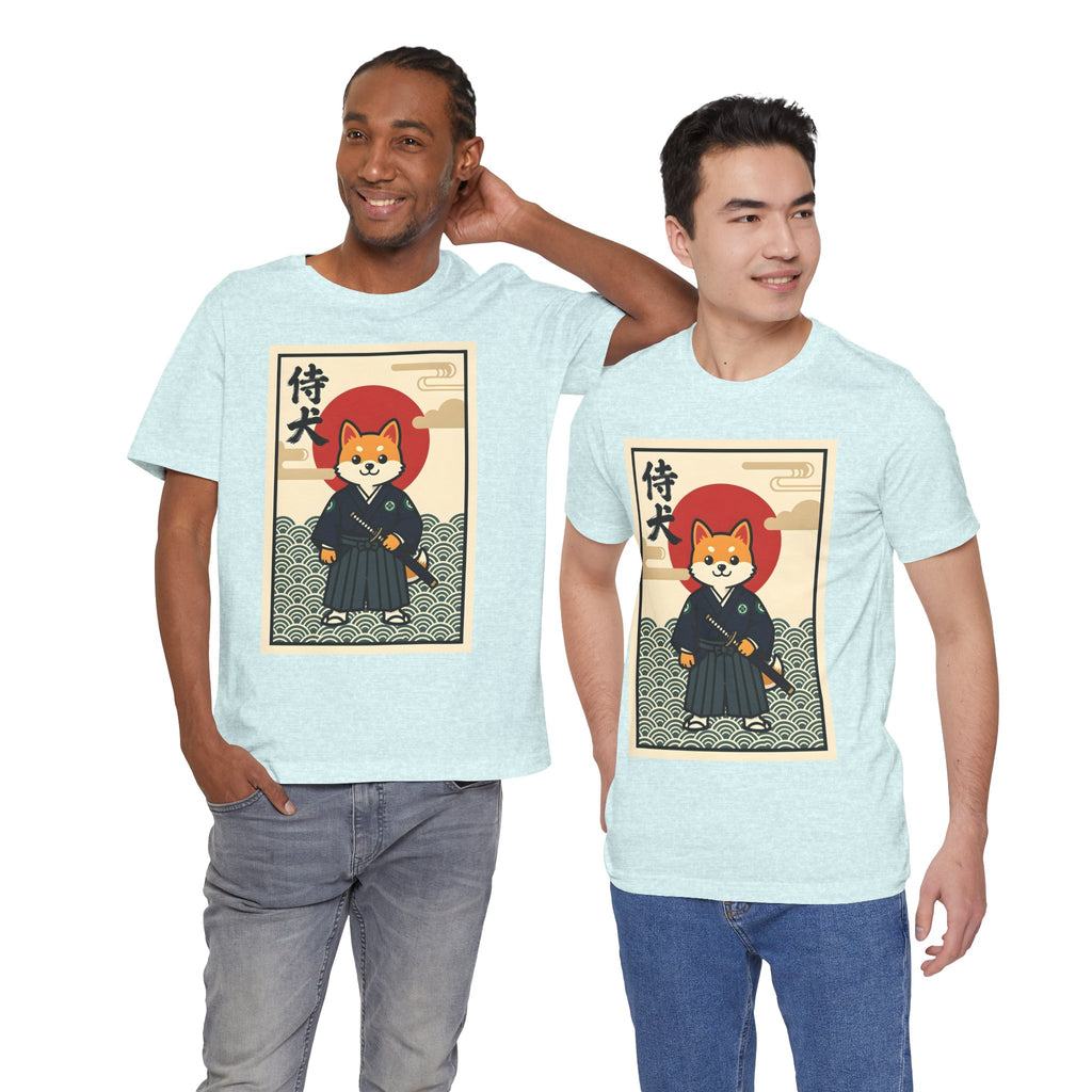 Samurai Shiba Inu Tee — Japanese Vintage Dog Graphic T-Shirt