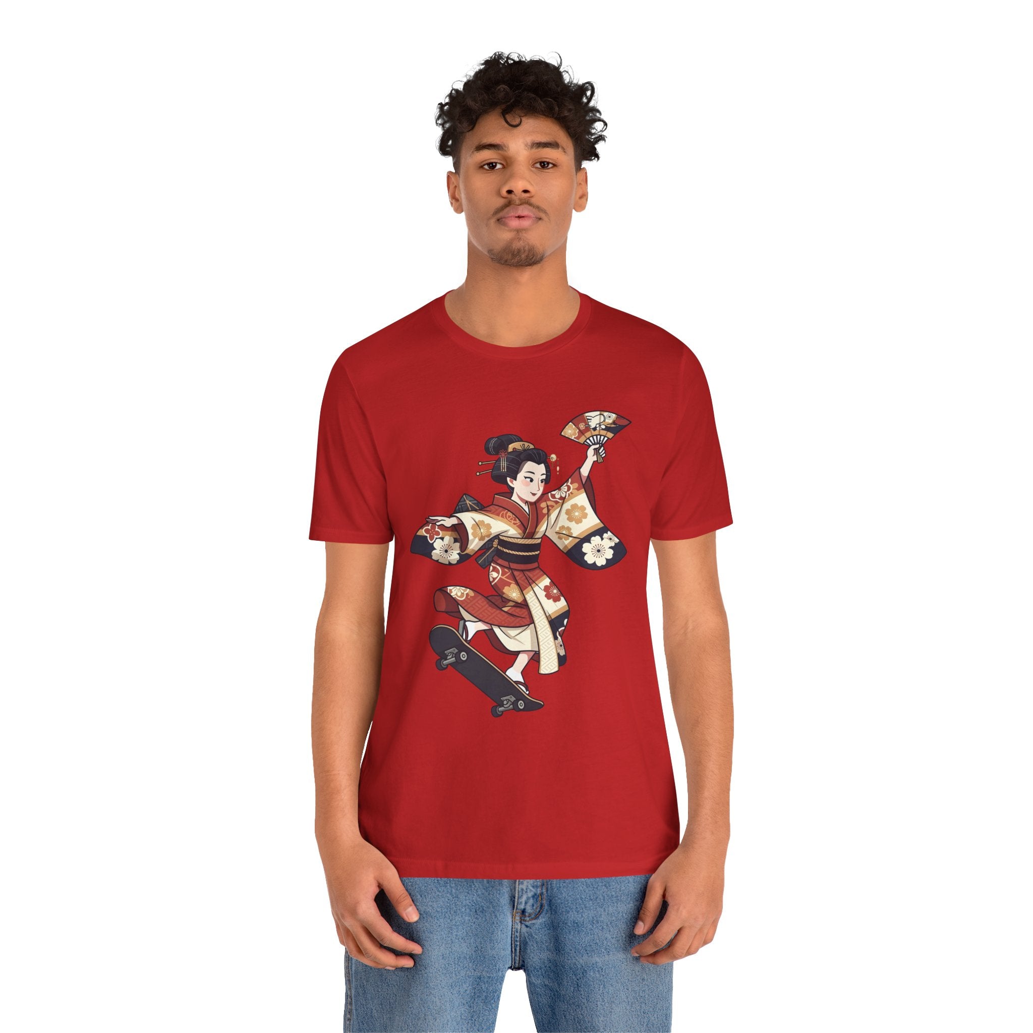 Skateboarding Geisha T-Shirt