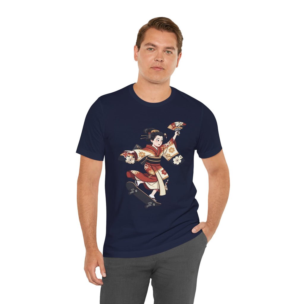 Skateboarding Geisha T-Shirt