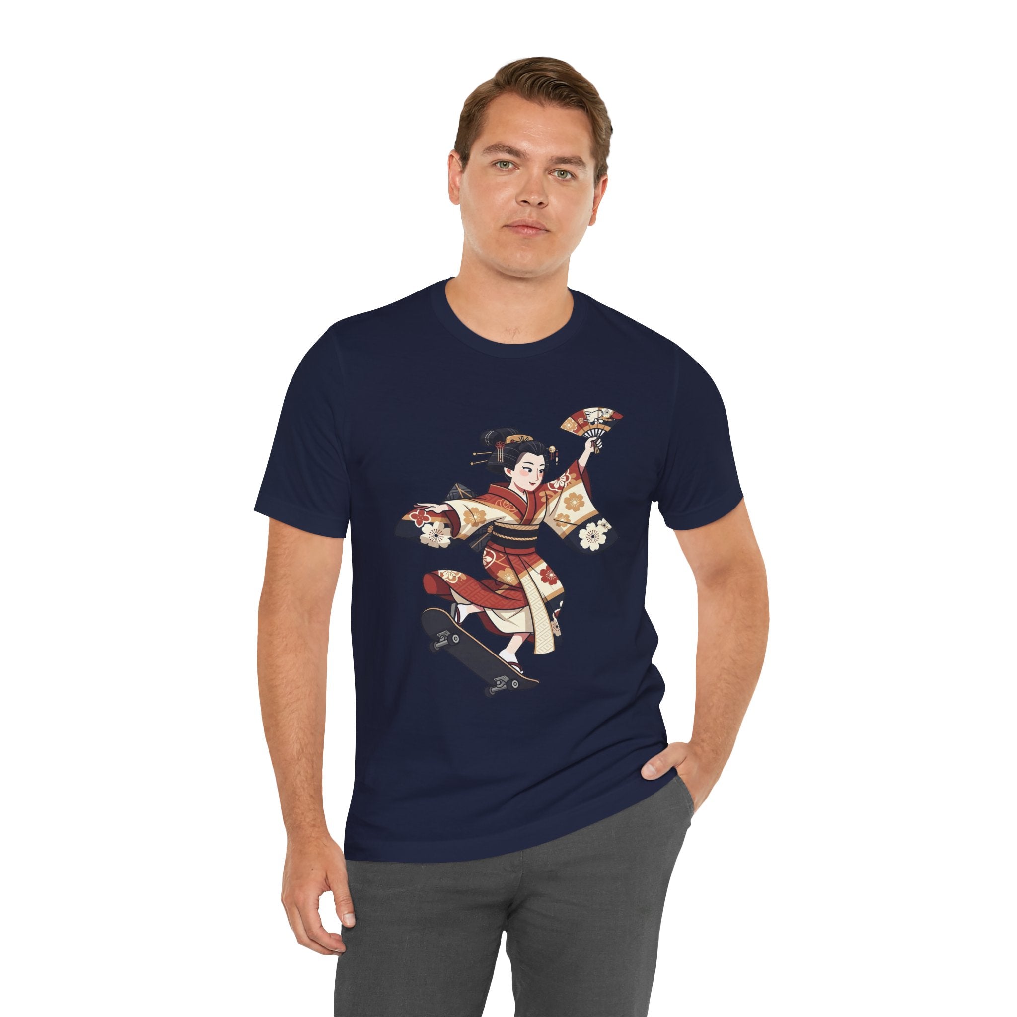 Skateboarding Geisha T-Shirt