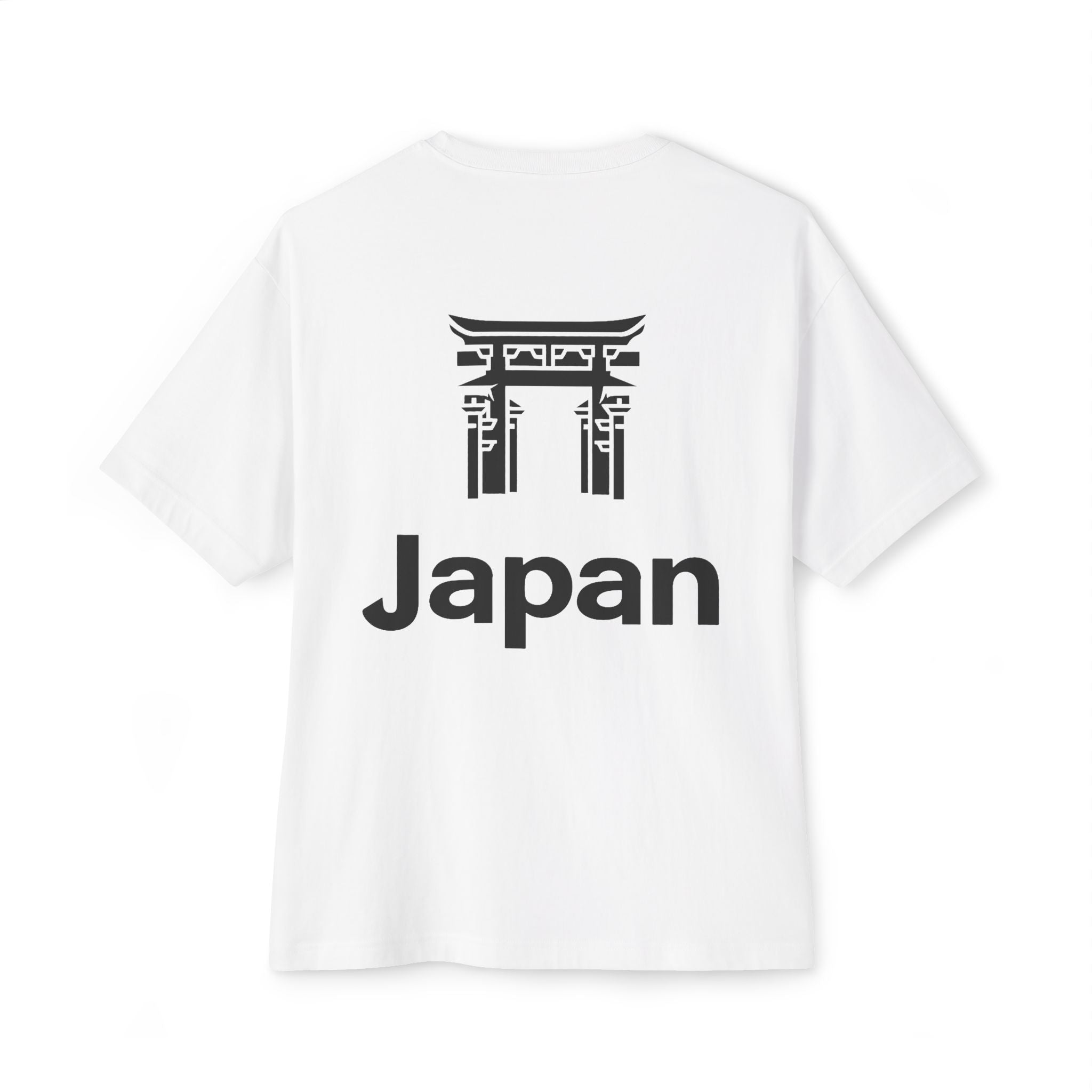 Japanese Wave Art Unisex Oversized Boxy Tee, Casual Streetwear, Vintage Graphic Tee, Summer Outfit, Gift for Art Lovers