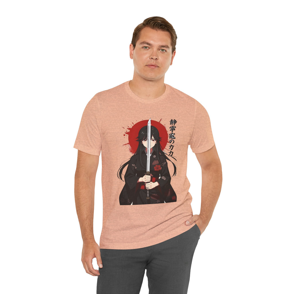 Samurai Girl Sword Tee — Japanese Anime Katana T-Shirt