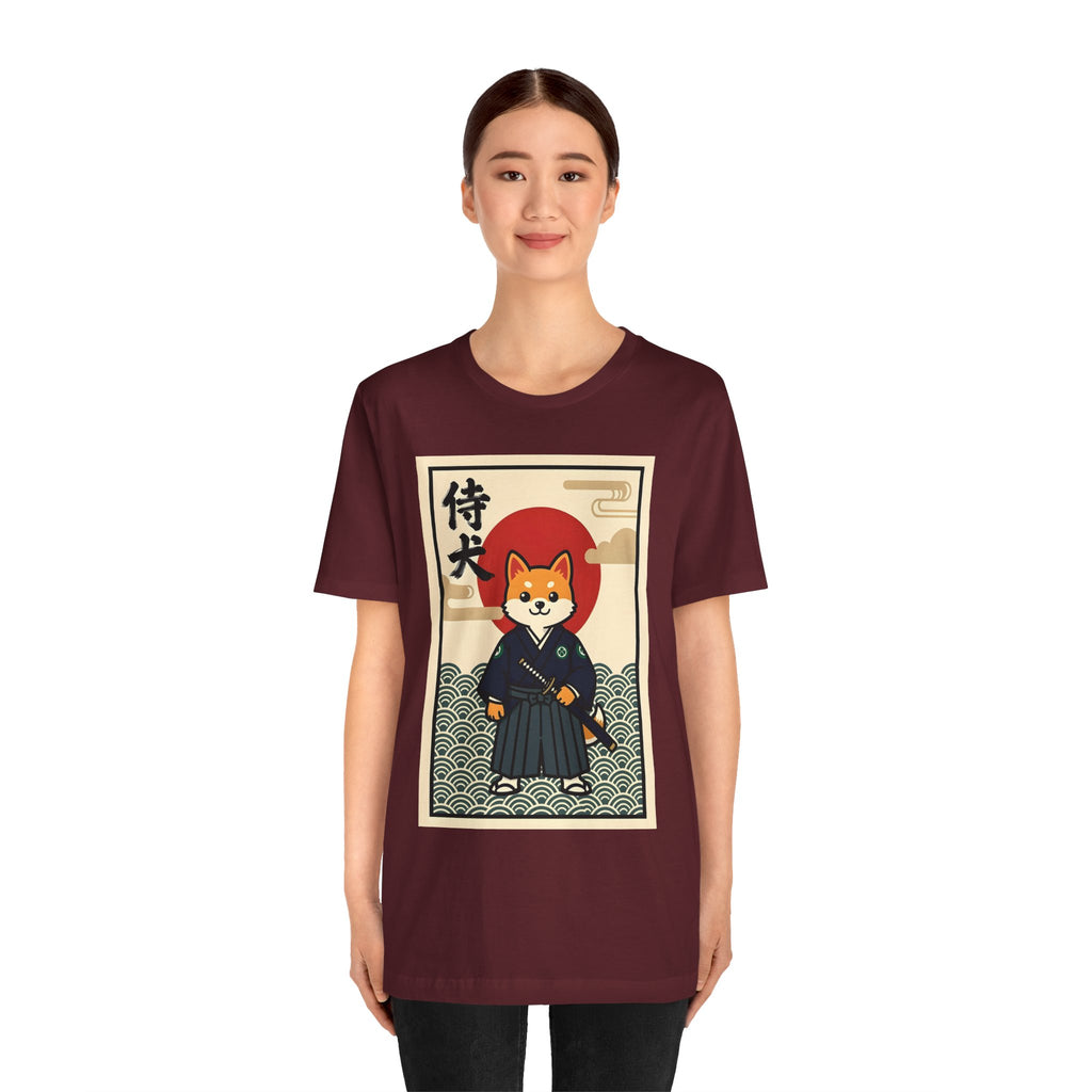 Samurai Shiba Inu Tee — Japanese Vintage Dog Graphic T-Shirt
